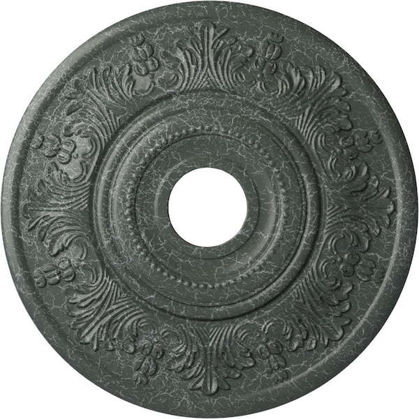 Ekena Millwork Vienna Ceiling Medallion (Canopies up to 6 1/2"), 20"OD x 3 1/2"ID x 1 1/2"P, Athenian Green Crackle CM20VIAGC - main